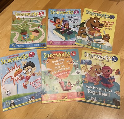    Set Of 6 Scholastic STORYWORKS Elementary Grade 1 Teacher Homeschooling