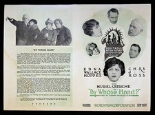 Película de misterio silencioso original de 1916 de cuya mano Herald Edna Hopper película perdida