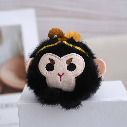 Able Sun Wukong Plush Keychain Monkey Doll Cute Cartoon Character Bapa - Picture 8 of 11