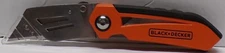 BLACK+DECKER Folding Utility Knife With Blade Storage  BDHT10002