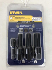 Irwin 4pc Impact Deep Well Extractor Set 1859144 - 1/4" - 5/16" - 3/8"