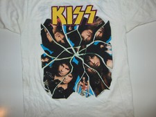 Vintage 1987 Kiss I Went Crazy With Kiss Rock Single Stitch 80s T-shirt X-Large