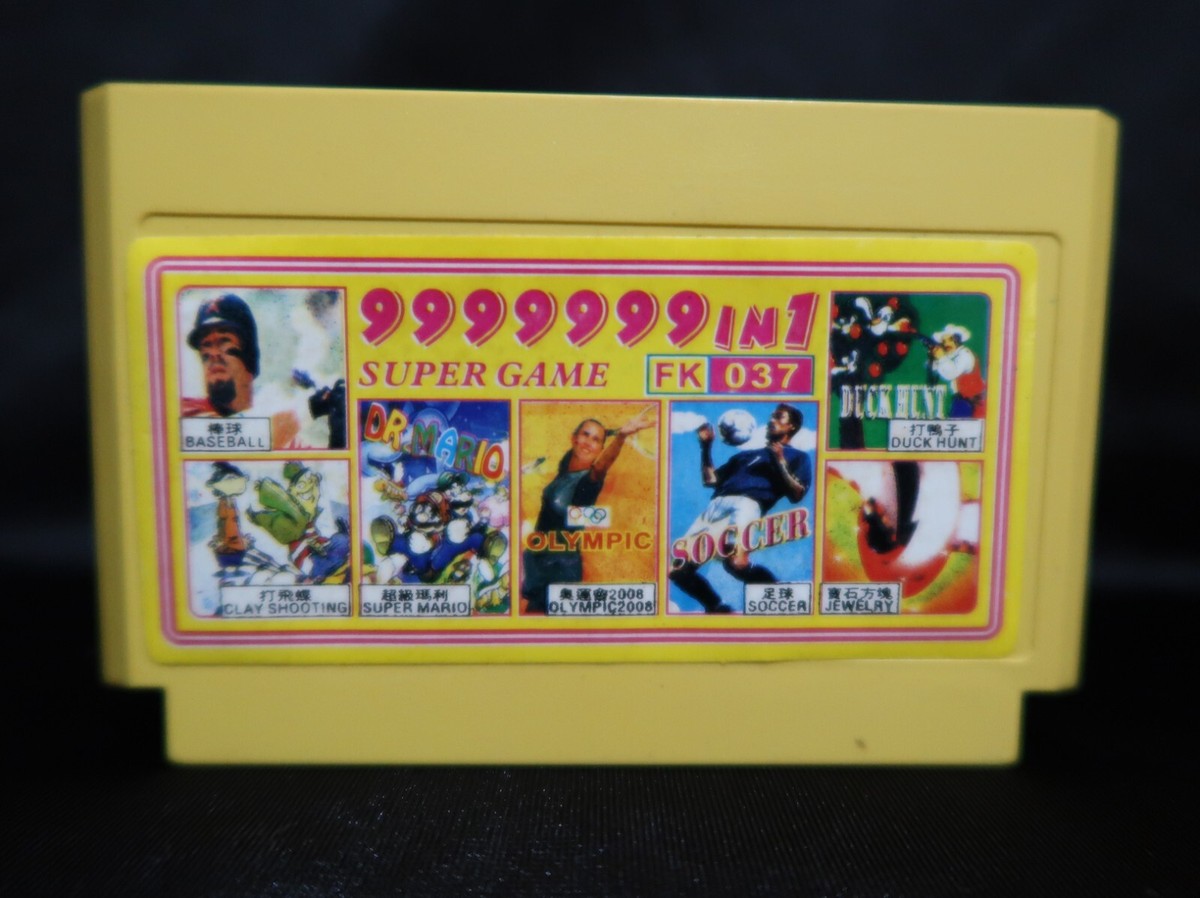 NES用　ファミコンソフト Super Mario, Soccer etc - Famiclone Famicom 60 pin Nes