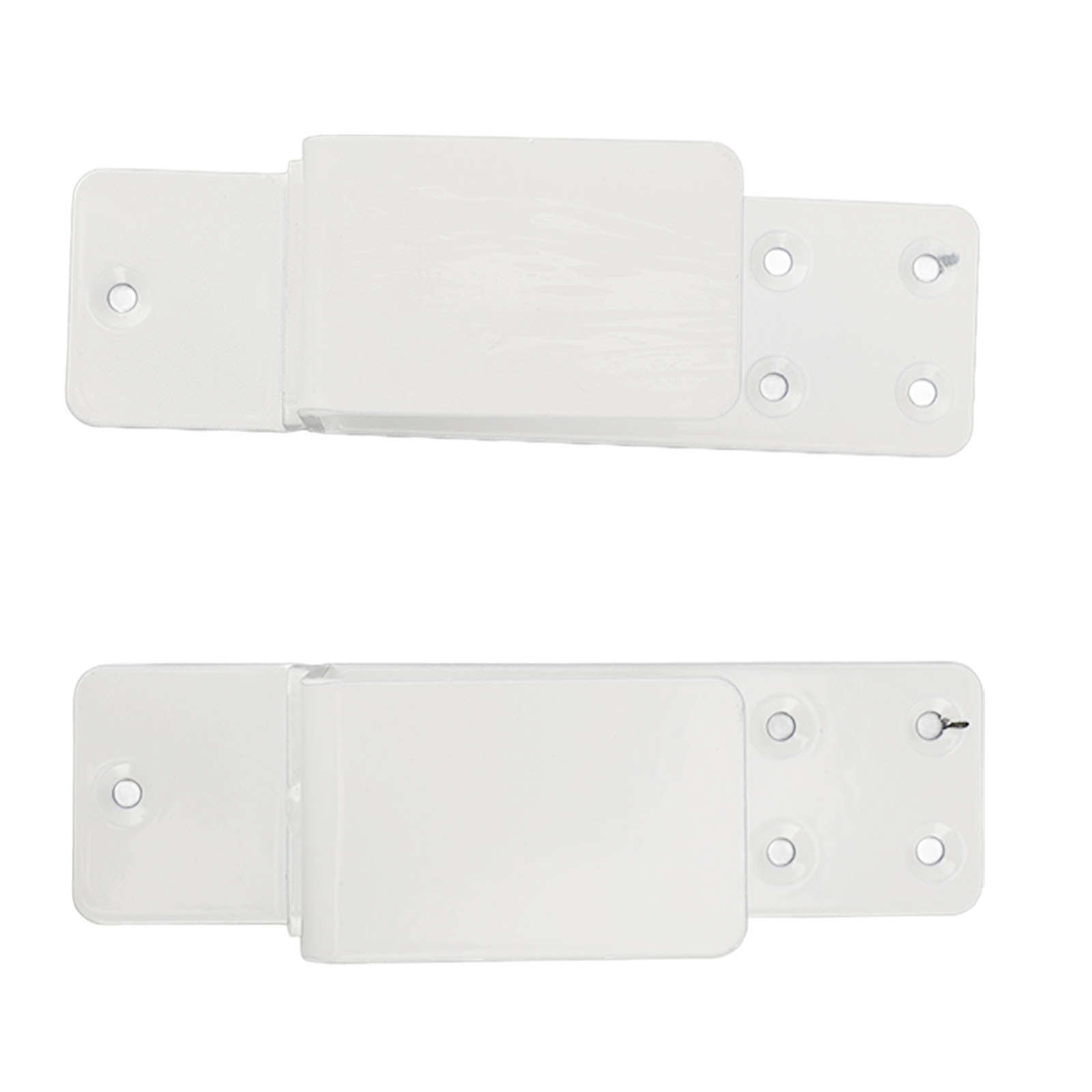 Door Barricade Brackets Open Bar Holder Carbon Steel U Bracket White