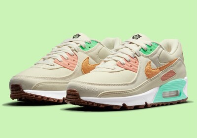 Nike Air Max 90 Happy Pineapple Women's Sneaker DC5211-100 5.5W BRAND NEW