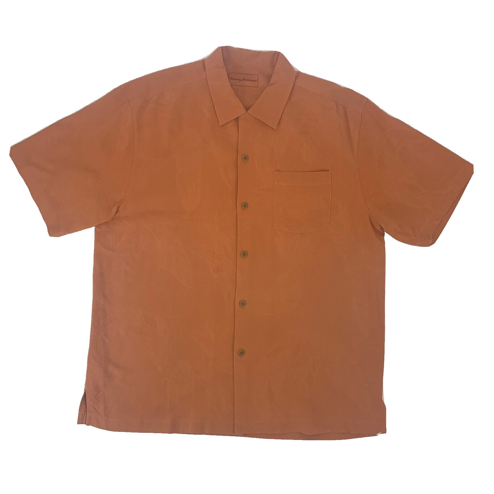Tommy Bahama Short Sleeve Solid Casual Button-Down Shirts for Men