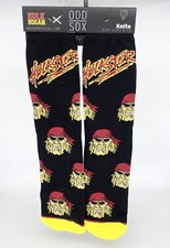 Mens Odd Sox Hulk Hogan Hulkmania Hulkster WWE Crew Socks Size 6-13 NEW- K1