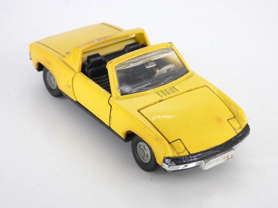 Carro esportivo Dinky V/W Porsche 914 RARO Meccano brinquedo vintage fundido - Imagem 4 de 4