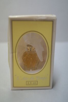 d19) Vintage Damen Miniatur Duft Nina Ricci Paris L´Air du Temps Parfum OVP 2,5m