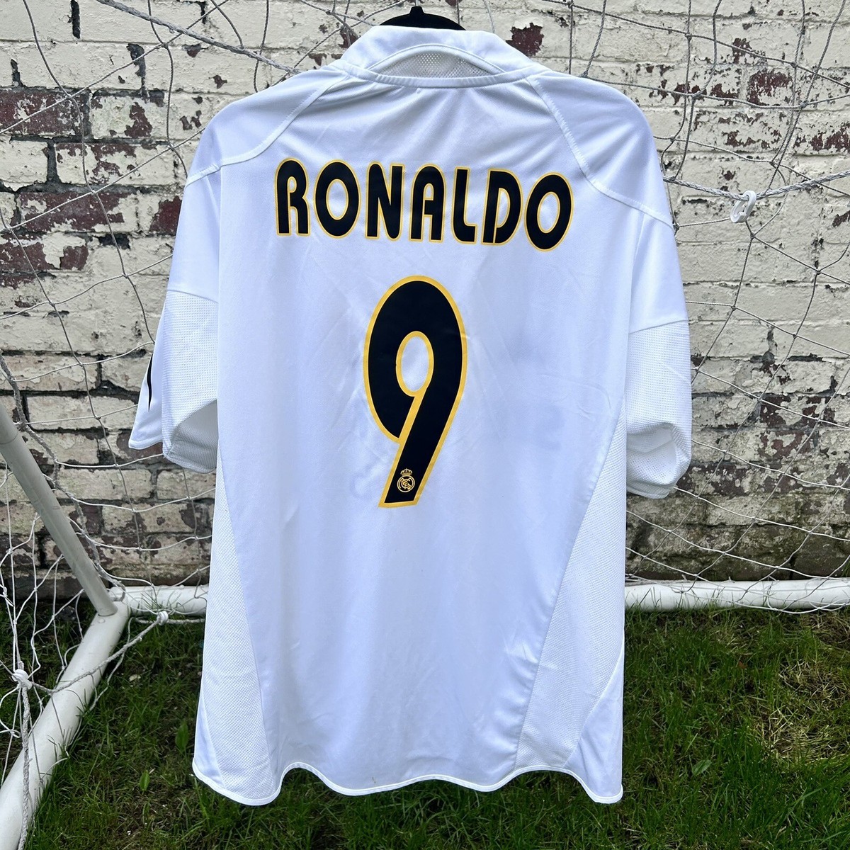 レアル・マドリード RONALDO 9 シャツ adidas レアルマドリード 09/10 ユニフォーム ホーム 半袖 #9 ロナウド
