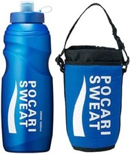 Pocari Sweat Sports Drink Water Bottle 1000ml  Carry Case