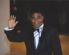 COMEDIAN TRACY MORGAN HAND SIGNED SNL 30 ROCK 8X10 PHOTO w/COA JORDAN NBC