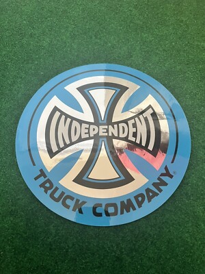 12 Inch Independent Trucks Sticker Discontinued Iron Cross Logo OG Indy Logo