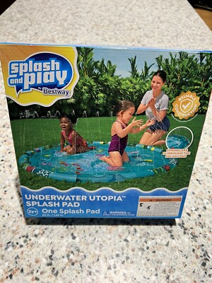 #ad #ad Splash And PlayWater Sprinkler Underwater Splash Pad Spray Baby Toddler Cool Fun $16.00