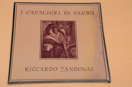 RICCARDO ZANDONAI BOX 2LP I CAVALIERI DI EKEBU ORIG ITALY SIGILLATO SEALED !!! - Photo 1 sur 1