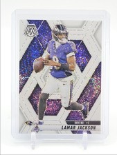 LAMAR JACKSON 2025 MOSAIC WHITE SPARKLE PRIZM RAVENS Q2045