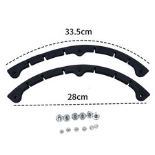 Snowboard Curved Protection Bar 2pc Edge Guard Anti Collision Strip Kit
