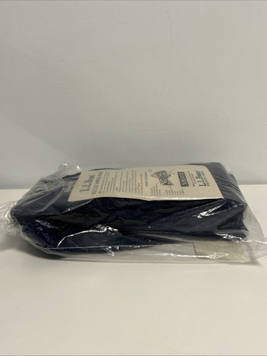 NEW Vintage LL Bean 12” Fleece Sandal Socks Navy Large 100% Polartec 200 - Picture 4 of 5