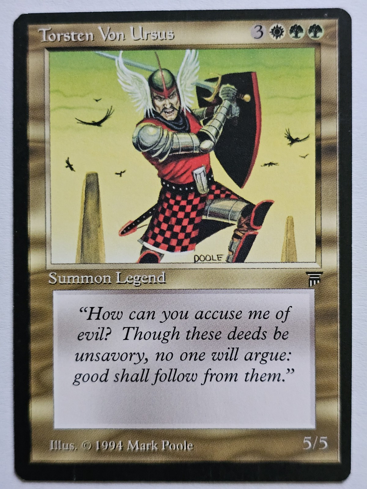 Torsten Von Ursus - MTG Legends