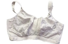 COMFORT CHOICE Lace White Bra 38DDD 27-1624-9