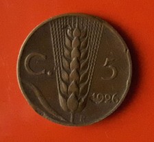 5 CENTESIMI 1926 ERRORE - ASSE RUOTATO DI 20 GRADI [V463]