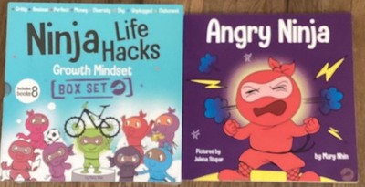 Ninja Life Hacks Growth Mindset 8 Book Box Set (Books 9-16) New Sealed
