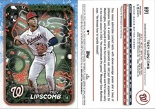 ⚾️ 2024 Topps Holiday - Trey Lipscomb RC Nationals #H91