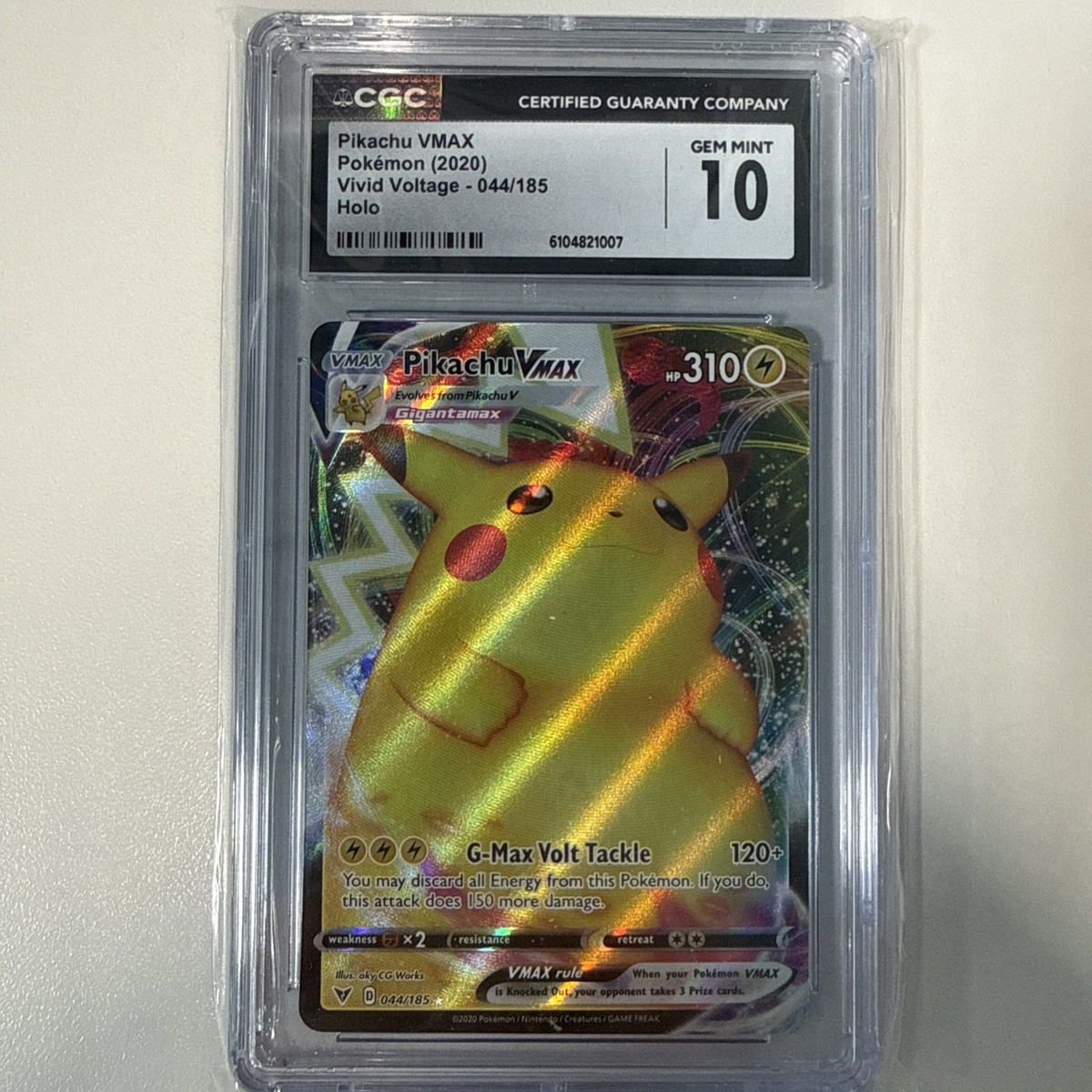 Pikachu VMAX 044/185 Prize Pack Series Cards Holo for sale online