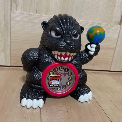 ゴジラ フィギュア型時計 Godzilla Alarm Clock SEIKO Collaboration Limited Junk TOHO Japan