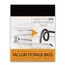 Vacuum Storage Bags Large Size for Comforters Blankets Pillows, for Bedding