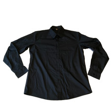 Paul Jones Dress Shirt Mens Size L Black Long Sleeve Button Front