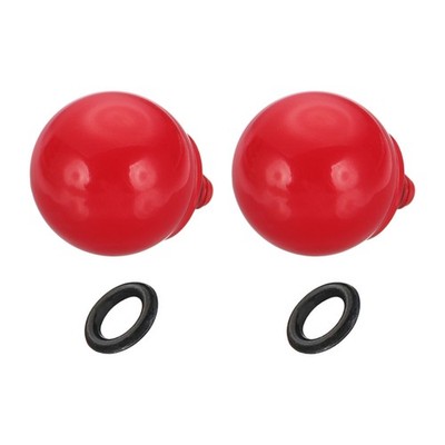 Kamera Auslöserknopf, 2er Pack 10mm Kugel für Fujifilm XT5 XT30 XT4, Rot