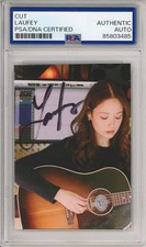 SIGNED Laufey AUTOGRAPH SEXY Album Photo Picture with Guitar Card PSA DNA COA