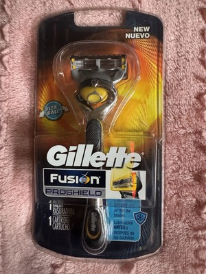 Men s GILLETTE FUSION Proshield  Flex Ball Razor ~ 1 Handle & 1 Cartridge ~ NEW