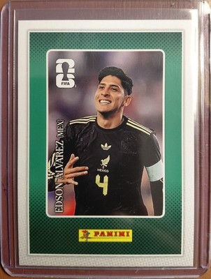 Edson Alvarez #11 Green Parallel Card from 2026 Panini FIFA World Cup