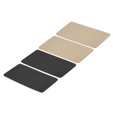 13.8'' 7'' Felt Bag Base Shaper, 4pcs Bag Bottom Organizer, Black, Beige
