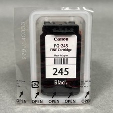 Genuine Canon 245 Black PIXMA Fine Cartridge PG-245 SEALED Open Box OEM Official