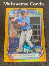 2026 Topps Bowman Chrome Prospects Gold Shimmer #BCP-77 Daniel Pierce 1st 23/50