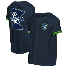 Men's New Era Navy Minnesota Lynx 2026 WNBA Draft Hometown Baseball Jersey