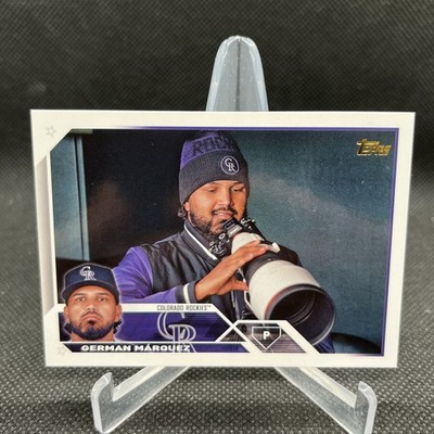 2023 Topps Series 1 German Marquez #325 Golden Mirror SSP Rockies