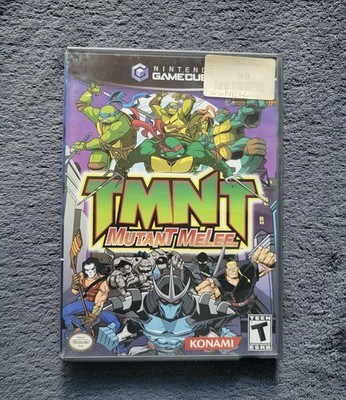 TMNT Mutant Melee Nintendo GameCube Original Case + Artwork Only   No Disc