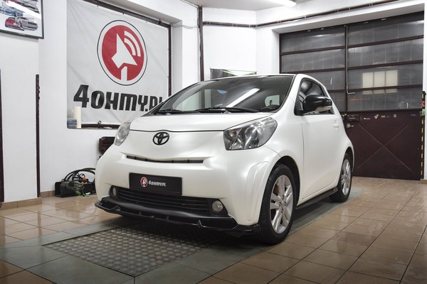 Front Ansatz FüR Toyota IQ Frontspoiler Spoilerschwert Schwarz-image