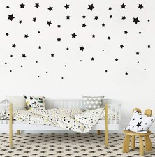 JNAB 190 Pcs Star Wall Decals, Matte Vinyl, Nursery Wall Decals, Easy to Use,...