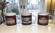 Hershey's Smores Mug S'mores Galerie Hot Chocolate Cup White Brown Set Of 3