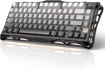 GravaStar Mercury K1 75% Gradient Black Wireless Mech Keyboard