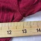 Ozzolo Womens Small Burgundy Ribbed Long Sleeve Scoop Neck Top Stretch — photo 6