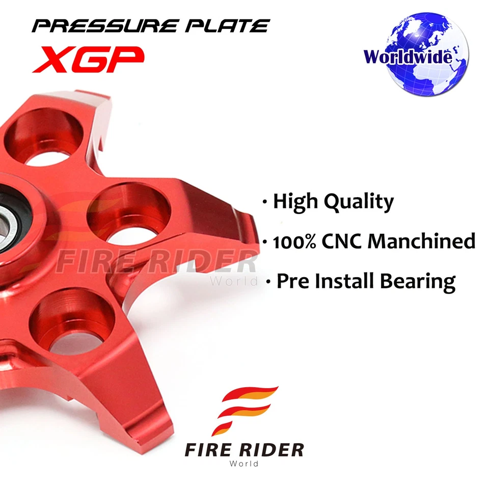 Kit de resorte negro placa de presión roja XGP para Ducati Hypermotard 1100 EXO S SP Foto 2 de 3