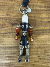 Prada Robot Bag Charm Keychain Key Holder Vintage