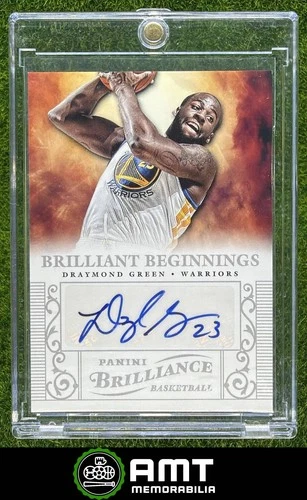 Draymond Green RC Auto 2012-13 Panini Brilliance Brilliant Beginnings Warriors