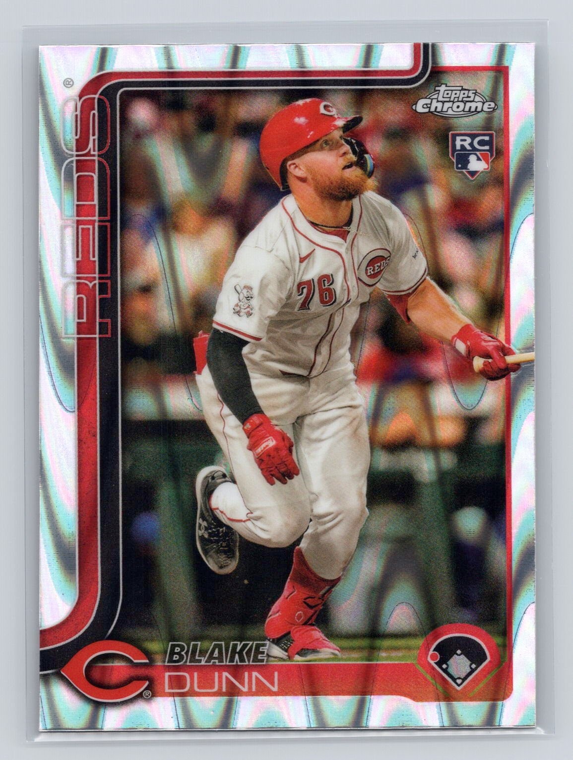 2025 Topps Chrome #161 Blake Dunn Raywave Refractors